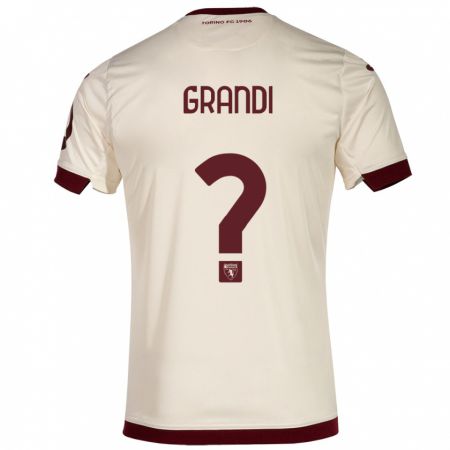 Kandiny Homme Maillot Lorenzo Grandi #0 Champenois Tenues Extérieur 2023/24 T-Shirt