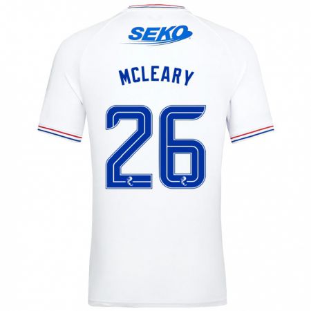 Kandiny Homme Maillot Jodi Mcleary #26 Blanc Tenues Extérieur 2023/24 T-Shirt