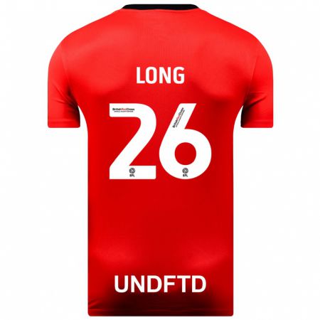 Kandiny Homme Maillot Kevin Long #26 Rouge Tenues Extérieur 2023/24 T-Shirt