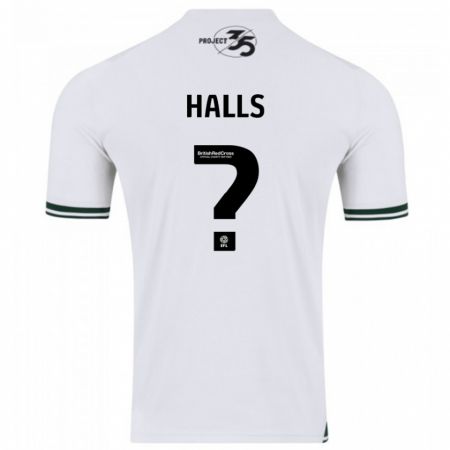 Kandiny Homme Maillot Oscar Halls #0 Blanc Tenues Extérieur 2023/24 T-Shirt