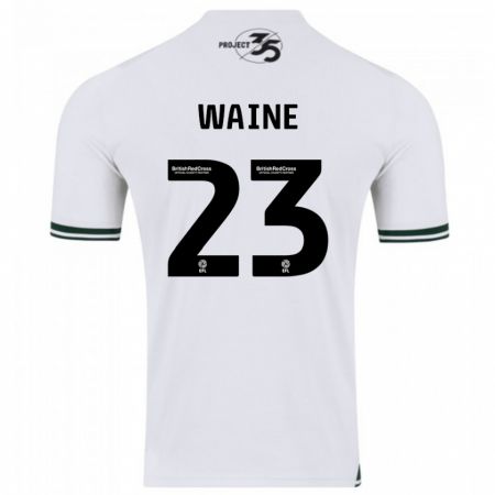 Kandiny Homme Maillot Ben Waine #23 Blanc Tenues Extérieur 2023/24 T-Shirt