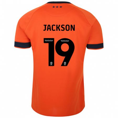 Kandiny Homme Maillot Kayden Jackson #19 Orange Tenues Extérieur 2023/24 T-Shirt