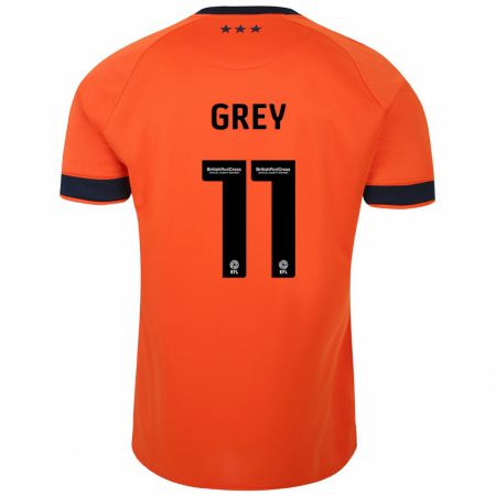 Kandiny Homme Maillot Anna Grey #11 Orange Tenues Extérieur 2023/24 T-Shirt