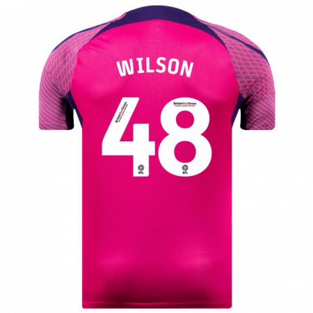 Kandiny Homme Maillot Callum Wilson #48 Violet Tenues Extérieur 2023/24 T-Shirt