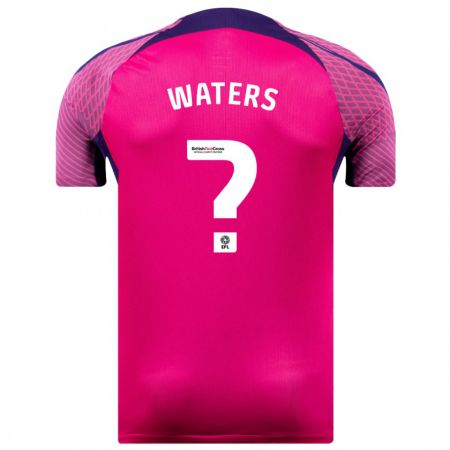 Kandiny Homme Maillot Jake Waters #0 Violet Tenues Extérieur 2023/24 T-Shirt