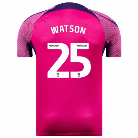 Kandiny Homme Maillot Katy Watson #25 Violet Tenues Extérieur 2023/24 T-Shirt