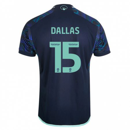 Kandiny Homme Maillot Stuart Dallas #15 Bleu Tenues Extérieur 2023/24 T-Shirt