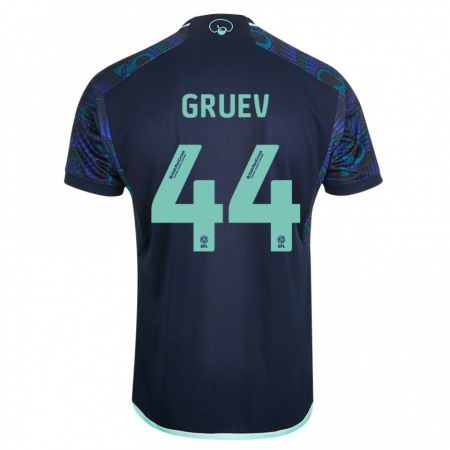 Kandiny Homme Maillot Ilia Gruev #44 Bleu Tenues Extérieur 2023/24 T-Shirt