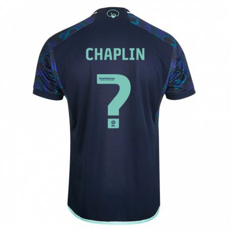 Kandiny Homme Maillot Rhys Chadwick-Chaplin #0 Bleu Tenues Extérieur 2023/24 T-Shirt