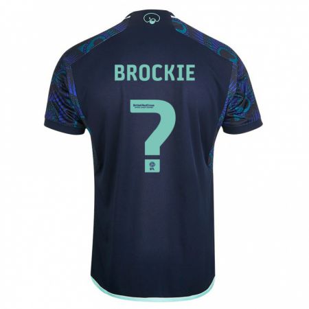 Kandiny Homme Maillot Devon Brockie #0 Bleu Tenues Extérieur 2023/24 T-Shirt