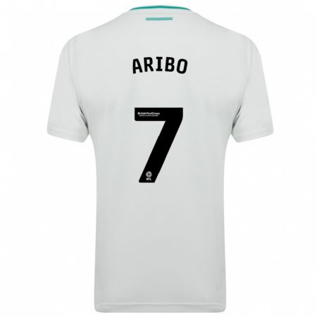 Kandiny Homme Maillot Joe Aribo #7 Blanc Tenues Extérieur 2023/24 T-Shirt