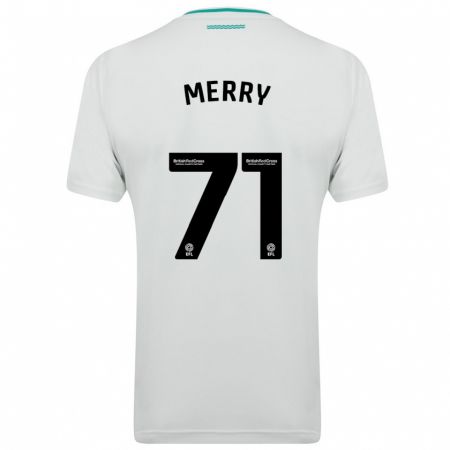 Kandiny Homme Maillot Will Merry #71 Blanc Tenues Extérieur 2023/24 T-Shirt