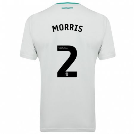 Kandiny Homme Maillot Ella Morris #2 Blanc Tenues Extérieur 2023/24 T-Shirt