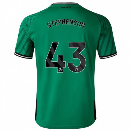 Kandiny Homme Maillot Dylan Stephenson #43 Vert Tenues Extérieur 2023/24 T-Shirt