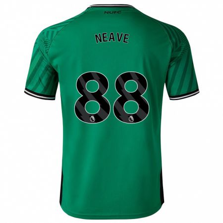 Kandiny Homme Maillot Sean Neave #88 Vert Tenues Extérieur 2023/24 T-Shirt