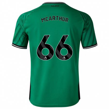 Kandiny Homme Maillot Charlie Mcarthur #66 Vert Tenues Extérieur 2023/24 T-Shirt