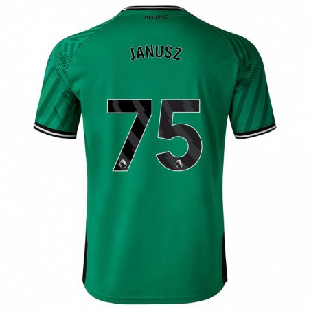 Kandiny Homme Maillot Adrian Janusz #75 Vert Tenues Extérieur 2023/24 T-Shirt