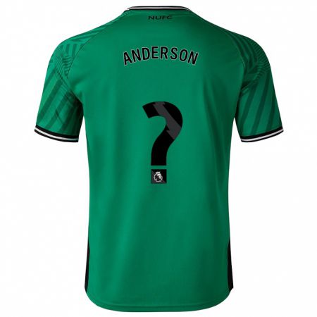 Kandiny Homme Maillot Will Anderson #0 Vert Tenues Extérieur 2023/24 T-Shirt