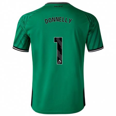 Kandiny Homme Maillot Grace Donnelly #1 Vert Tenues Extérieur 2023/24 T-Shirt