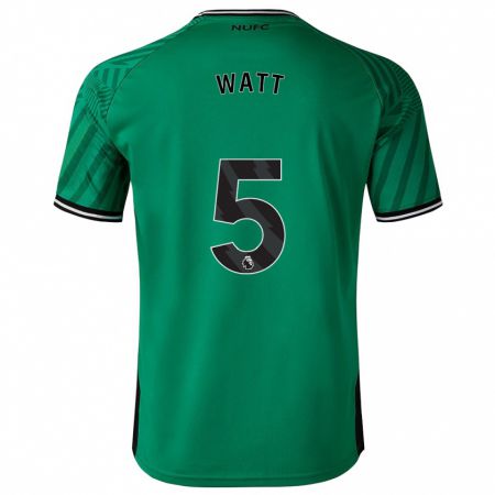 Kandiny Homme Maillot Olivia Watt #5 Vert Tenues Extérieur 2023/24 T-Shirt
