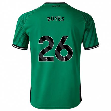Kandiny Homme Maillot Grace Boyes #26 Vert Tenues Extérieur 2023/24 T-Shirt