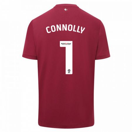 Kandiny Homme Maillot Daisy Connolly #1 Rouge Tenues Extérieur 2023/24 T-Shirt
