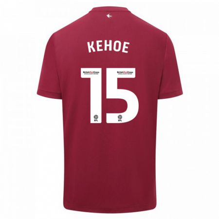 Kandiny Homme Maillot Molly Kehoe #15 Rouge Tenues Extérieur 2023/24 T-Shirt