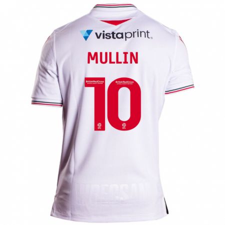 Kandiny Homme Maillot Paul Mullin #10 Blanc Tenues Extérieur 2023/24 T-Shirt