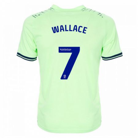 Kandiny Homme Maillot Jed Wallace #7 Marin Tenues Extérieur 2023/24 T-Shirt