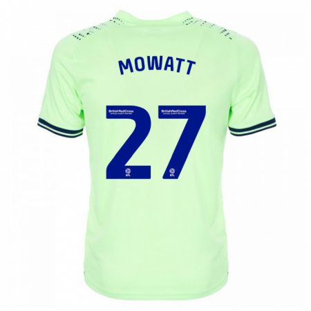 Kandiny Homme Maillot Alex Mowatt #27 Marin Tenues Extérieur 2023/24 T-Shirt