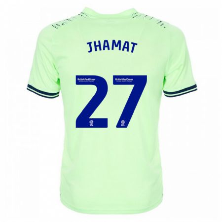 Kandiny Homme Maillot Simran Jhamat #27 Marin Tenues Extérieur 2023/24 T-Shirt