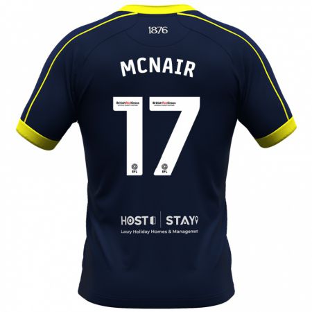 Kandiny Homme Maillot Paddy Mcnair #17 Marin Tenues Extérieur 2023/24 T-Shirt