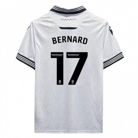 Kandiny Homme Maillot Di'shon Bernard #17 Blanc Tenues Extérieur 2023/24 T-Shirt