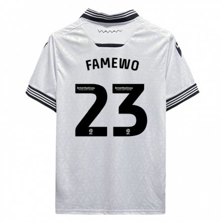 Kandiny Homme Maillot Akin Famewo #23 Blanc Tenues Extérieur 2023/24 T-Shirt