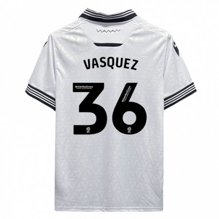 Kandiny Homme Maillot Devis Vásquez #36 Blanc Tenues Extérieur 2023/24 T-Shirt
