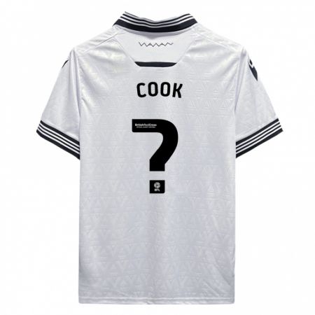 Kandiny Homme Maillot Luke Cook #0 Blanc Tenues Extérieur 2023/24 T-Shirt