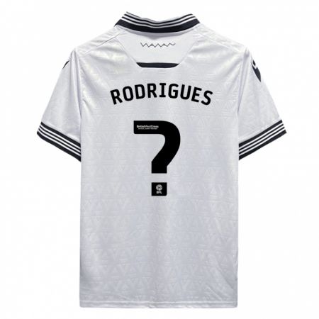 Kandiny Homme Maillot Carlos Rodrigues #0 Blanc Tenues Extérieur 2023/24 T-Shirt