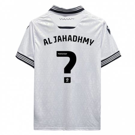 Kandiny Homme Maillot Murtadha Al-Jahadhmy #0 Blanc Tenues Extérieur 2023/24 T-Shirt