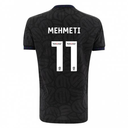 Kandiny Homme Maillot Anis Mehmeti #11 Noir Tenues Extérieur 2023/24 T-Shirt
