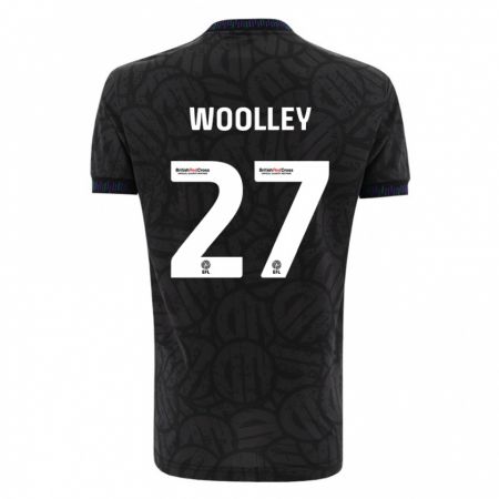 Kandiny Homme Maillot Jesse Woolley #27 Noir Tenues Extérieur 2023/24 T-Shirt