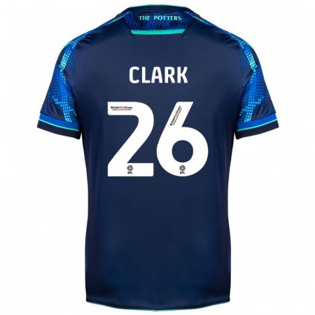 Kandiny Homme Maillot Ciaran Clark #26 Marin Tenues Extérieur 2023/24 T-Shirt