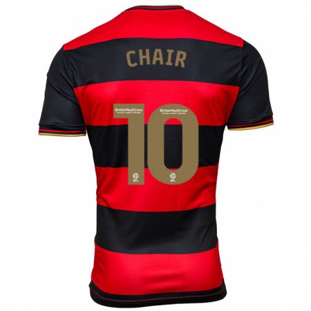 Kandiny Homme Maillot Ilias Chair #10 Noir Rouge Tenues Extérieur 2023/24 T-Shirt
