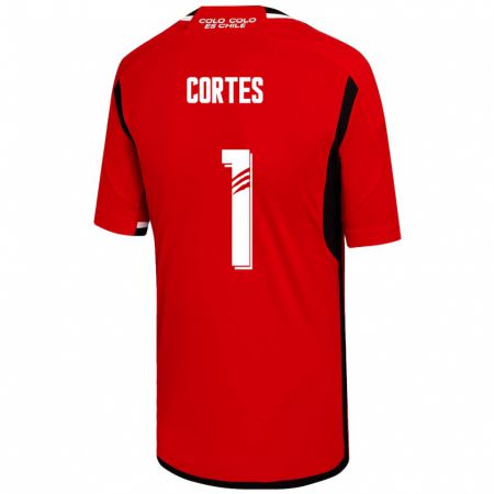 Kandiny Homme Maillot Brayan Cortés #1 Rouge Tenues Extérieur 2023/24 T-Shirt
