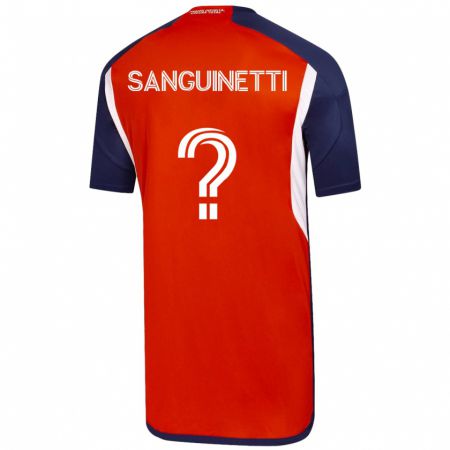 Kandiny Homme Maillot Fernando Osorio Sanguinetti #0 Blanc Tenues Extérieur 2023/24 T-Shirt