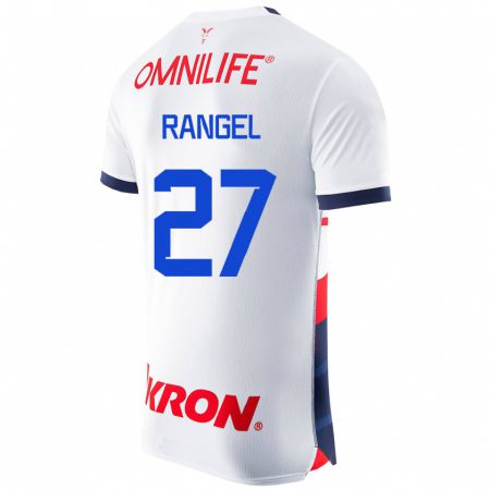Kandiny Homme Maillot José Rangel #27 Blanc Tenues Extérieur 2023/24 T-Shirt