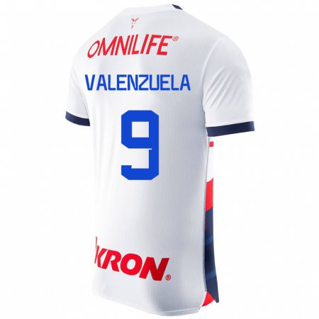 Kandiny Homme Maillot Gabriela Valenzuela #9 Blanc Tenues Extérieur 2023/24 T-Shirt