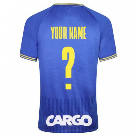 Kandiny Homme Maillot Votre Nom #0 Bleu Tenues Extérieur 2023/24 T-Shirt