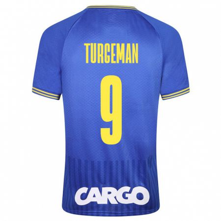 Kandiny Homme Maillot Dor Turgeman #9 Bleu Tenues Extérieur 2023/24 T-Shirt