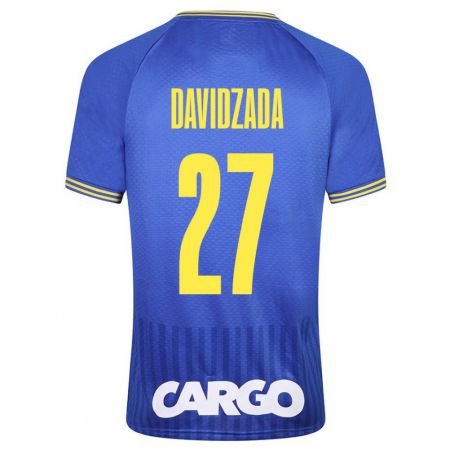 Kandiny Homme Maillot Ofir Davidzada #27 Bleu Tenues Extérieur 2023/24 T-Shirt