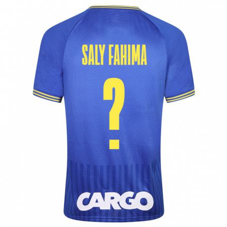 Kandiny Homme Maillot Israel Saly Fahima #0 Bleu Tenues Extérieur 2023/24 T-Shirt